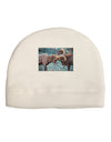 CO Bighorn Head Butt Adult Fleece Beanie Cap Hat-Beanie-TooLoud-White-One-Size-Fits-Most-Davson Sales