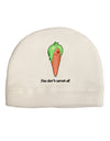 Carrot - You Don't Carrot All Child Fleece Beanie Cap Hat-Beanie-TooLoud-White-One-Size-Fits-Most-Davson Sales