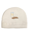 Milk and Cookies Design Adult Fleece Beanie Cap Hat-Beanie-TooLoud-White-One-Size-Fits-Most-Davson Sales