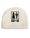 Ctrl Z - Marriage Adult Fleece Beanie Cap Hat-Beanie-TooLoud-White-One-Size-Fits-Most-Davson Sales