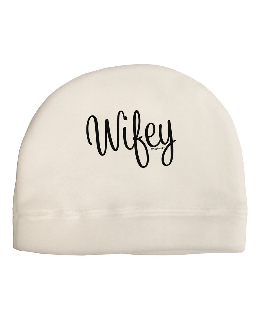 Wifey - Wife Design Child Fleece Beanie Cap Hat by TooLoud-Beanie-TooLoud-White-One-Size-Fits-Most-Davson Sales