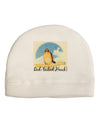 Red-tailed Hawk Text Child Fleece Beanie Cap Hat-Beanie-TooLoud-White-One-Size-Fits-Most-Davson Sales