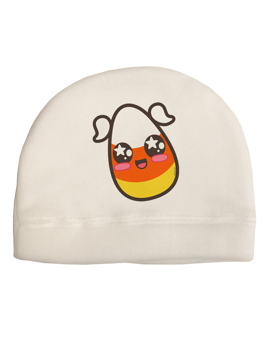 Cute Girl Child Candy Corn Family Halloween Child Fleece Beanie Cap Hat-Beanie-TooLoud-White-One-Size-Fits-Most-Davson Sales