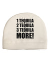 1 Tequila 2 Tequila 3 Tequila More Adult Fleece Beanie Cap Hat by TooLoud-Beanie-TooLoud-White-One-Size-Fits-Most-Davson Sales
