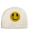 EDM Smiley Face Adult Fleece Beanie Cap Hat by TooLoud-TooLoud-White-One-Size-Fits-Most-Davson Sales