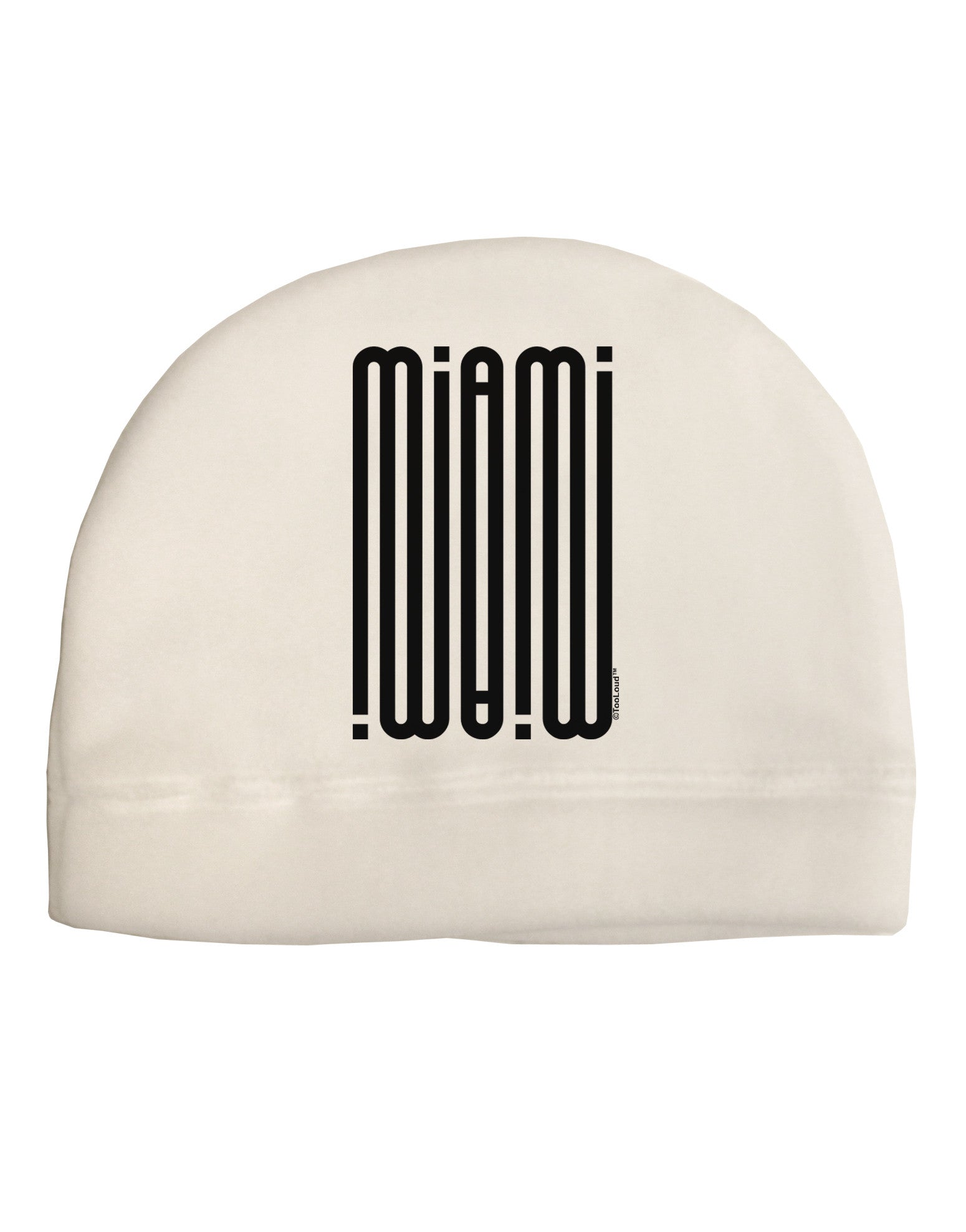 Miami Mirage Adult Fleece Beanie Cap Hat-Beanie-TooLoud-White-One-Size-Fits-Most-Davson Sales