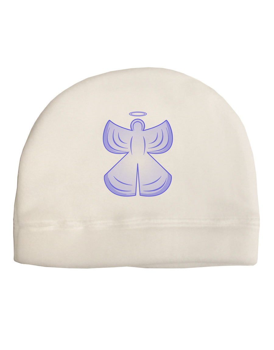 Snow Angel Design - Winter Child Fleece Beanie Cap Hat-Beanie-TooLoud-White-One-Size-Fits-Most-Davson Sales