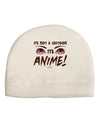 Not A Cartoon Eyes Magenta Adult Fleece Beanie Cap Hat-Beanie-TooLoud-White-One-Size-Fits-Most-Davson Sales