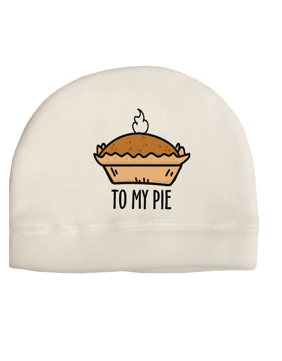 To My Pie Child Fleece Beanie Cap Hat-Beanie-TooLoud-White-One-Size-Fits-Most-Davson Sales