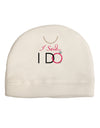 I Said I Do - Bride Adult Fleece Beanie Cap Hat-Beanie-TooLoud-White-One-Size-Fits-Most-Davson Sales