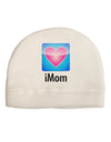 iMom - Mothers Day Child Fleece Beanie Cap Hat-Beanie-TooLoud-White-One-Size-Fits-Most-Davson Sales