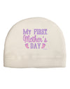 My First Mother's Day - Baby Feet - Pink Child Fleece Beanie Cap Hat by TooLoud-Beanie-TooLoud-White-One-Size-Fits-Most-Davson Sales