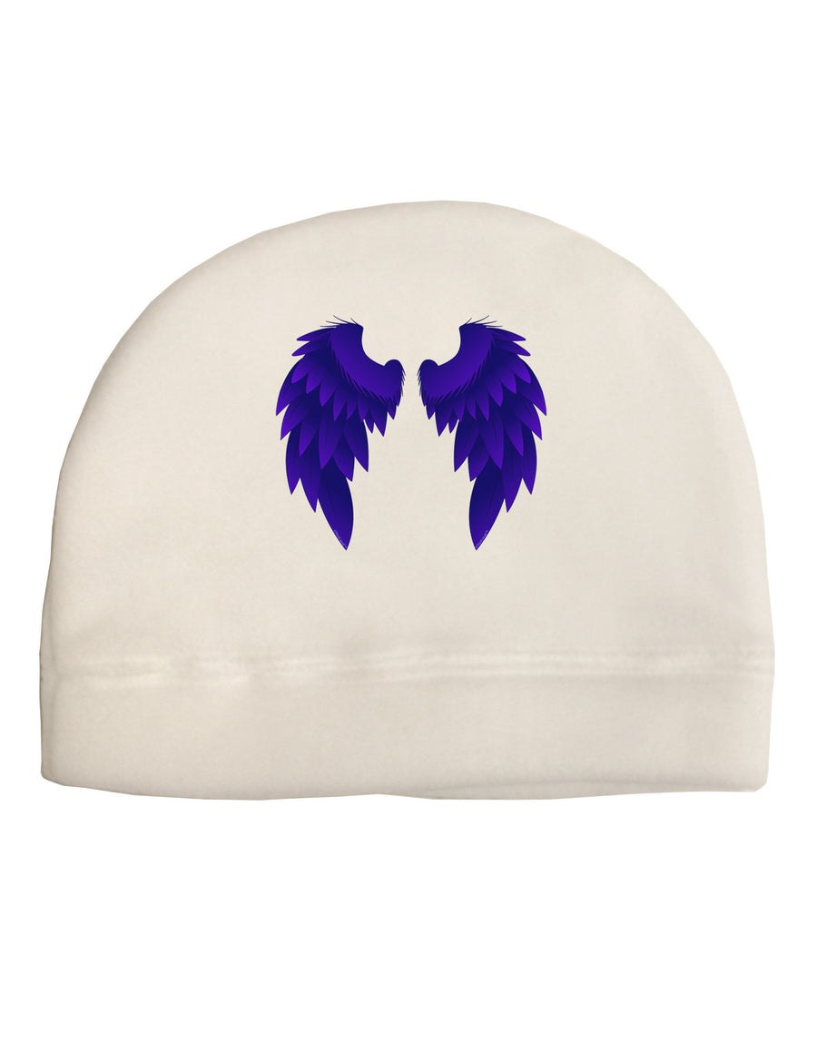 Epic Dark Angel Wings Design Child Fleece Beanie Cap Hat-Beanie-TooLoud-White-One-Size-Fits-Most-Davson Sales