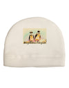 Magellanic Penguin Text Child Fleece Beanie Cap Hat-Beanie-TooLoud-White-One-Size-Fits-Most-Davson Sales