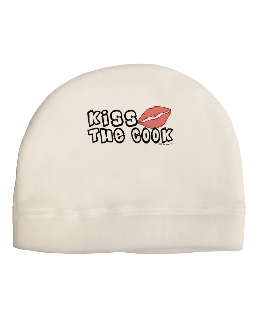 Kiss the Cook With Lips Child Fleece Beanie Cap Hat by TooLoud-Beanie-TooLoud-White-One-Size-Fits-Most-Davson Sales