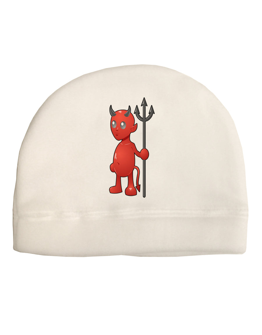 Cute Devil - Halloween Design Child Fleece Beanie Cap Hat-Beanie-TooLoud-White-One-Size-Fits-Most-Davson Sales