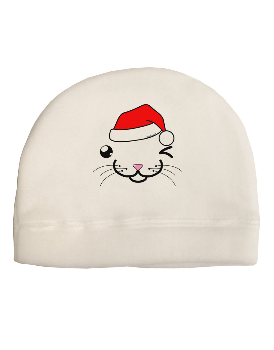 Kyu-T Face Kattio Santa Hat Boy Cat Child Fleece Beanie Cap Hat-Beanie-TooLoud-White-One-Size-Fits-Most-Davson Sales