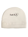 Sweet As Pi Adult Fleece Beanie Cap Hat-Beanie-TooLoud-White-One-Size-Fits-Most-Davson Sales