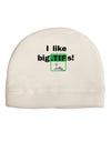 I Like Big Tifs Adult Fleece Beanie Cap Hat-Beanie-TooLoud-White-One-Size-Fits-Most-Davson Sales