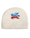 Unicorn Political Symbol Adult Fleece Beanie Cap Hat-Beanie-TooLoud-White-One-Size-Fits-Most-Davson Sales