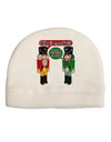 Whats Crackin - Deez Nuts Adult Fleece Beanie Cap Hat by-Beanie-TooLoud-White-One-Size-Fits-Most-Davson Sales