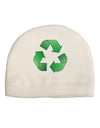 Recycle Green Adult Fleece Beanie Cap Hat by TooLoud-Beanie-TooLoud-White-One-Size-Fits-Most-Davson Sales