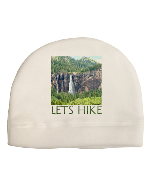 Beautiful Cliffs - Lets Hike Adult Fleece Beanie Cap Hat by-Beanie-TooLoud-White-One-Size-Fits-Most-Davson Sales