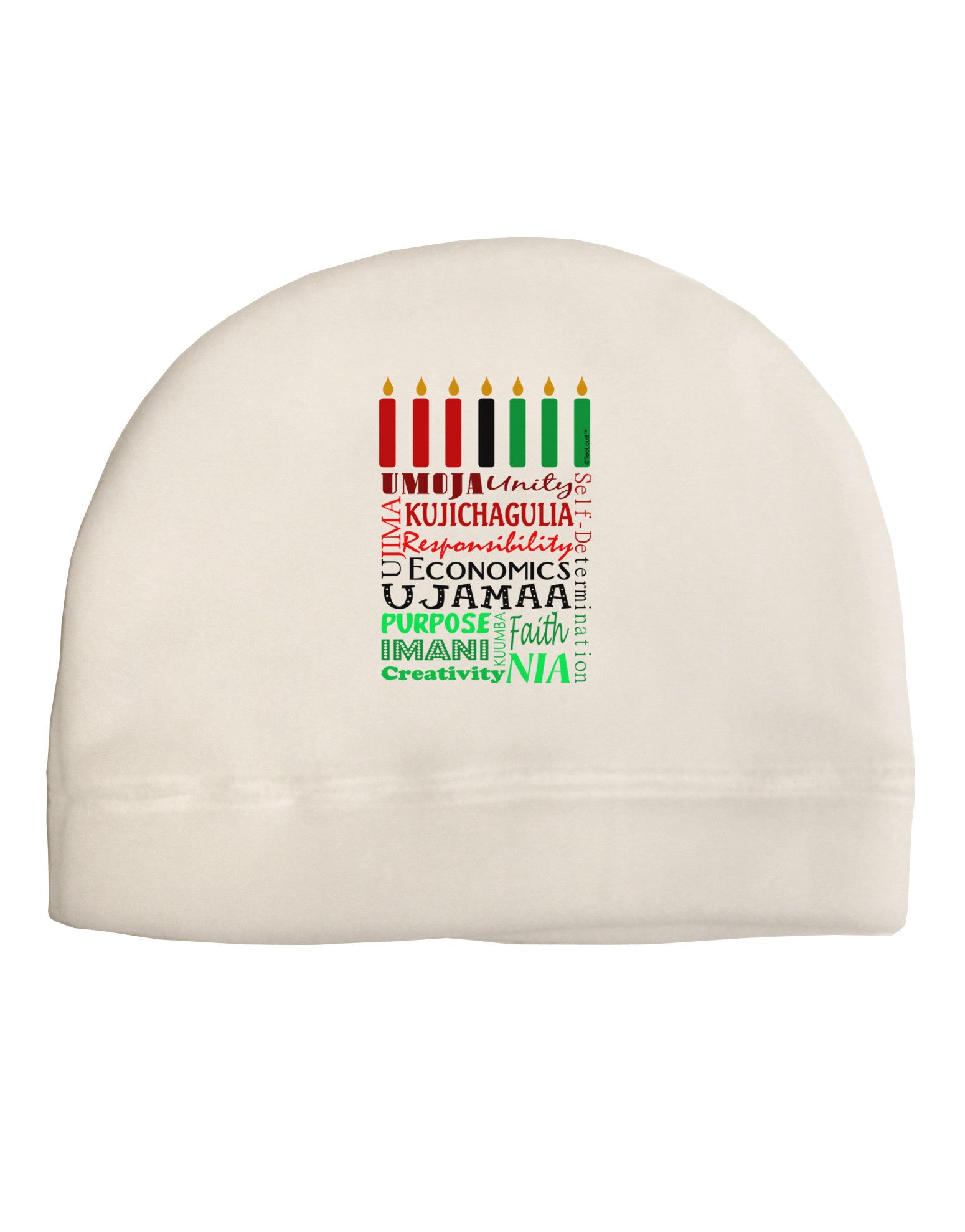 7 Principles Box Child Fleece Beanie Cap Hat-Beanie-TooLoud-White-One-Size-Fits-Most-Davson Sales