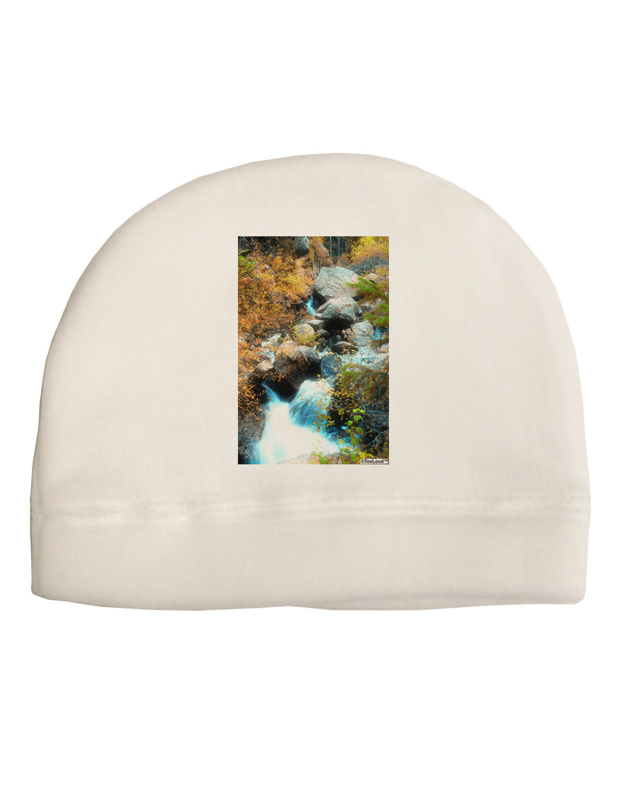 Rockies Waterfall Adult Fleece Beanie Cap Hat-Beanie-TooLoud-White-One-Size-Fits-Most-Davson Sales