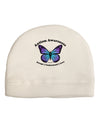 Autism Awareness - Puzzle Piece Butterfly Adult Fleece Beanie Cap Hat