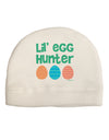 Lil' Egg Hunter - Easter - Green Adult Fleece Beanie Cap Hat by TooLoud-Beanie-TooLoud-White-One-Size-Fits-Most-Davson Sales