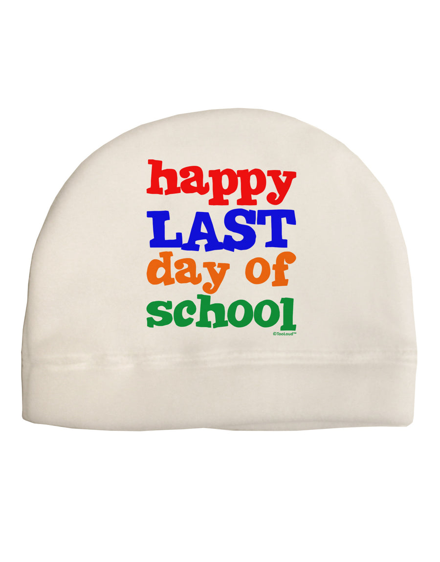 Happy Last Day of School Child Fleece Beanie Cap Hat-Beanie-TooLoud-White-One-Size-Fits-Most-Davson Sales