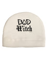 Bad Witch Distressed Child Fleece Beanie Cap Hat-Beanie-TooLoud-White-One-Size-Fits-Most-Davson Sales