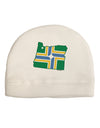 Portland Oregon Flag Adult Fleece Beanie Cap Hat-Beanie-TooLoud-White-One-Size-Fits-Most-Davson Sales