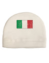 Italian Flag - Distressed Adult Fleece Beanie Cap Hat by TooLoud-Beanie-TooLoud-White-One-Size-Fits-Most-Davson Sales