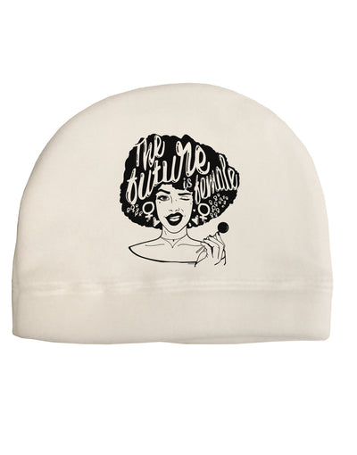 TooLoud The Future Is Female Dark Adult Dark Baseball Cap Hat-Baseball Cap-TooLoud-White-One-Size-Fits-Most-Davson Sales