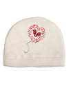 Broken Heart Popped Red Heart Balloon Adult Fleece Beanie Cap Hat-Beanie-TooLoud-White-One-Size-Fits-Most-Davson Sales