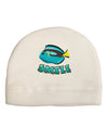 Blue Tang Fish - Smile Adult Fleece Beanie Cap Hat-Beanie-TooLoud-White-One-Size-Fits-Most-Davson Sales