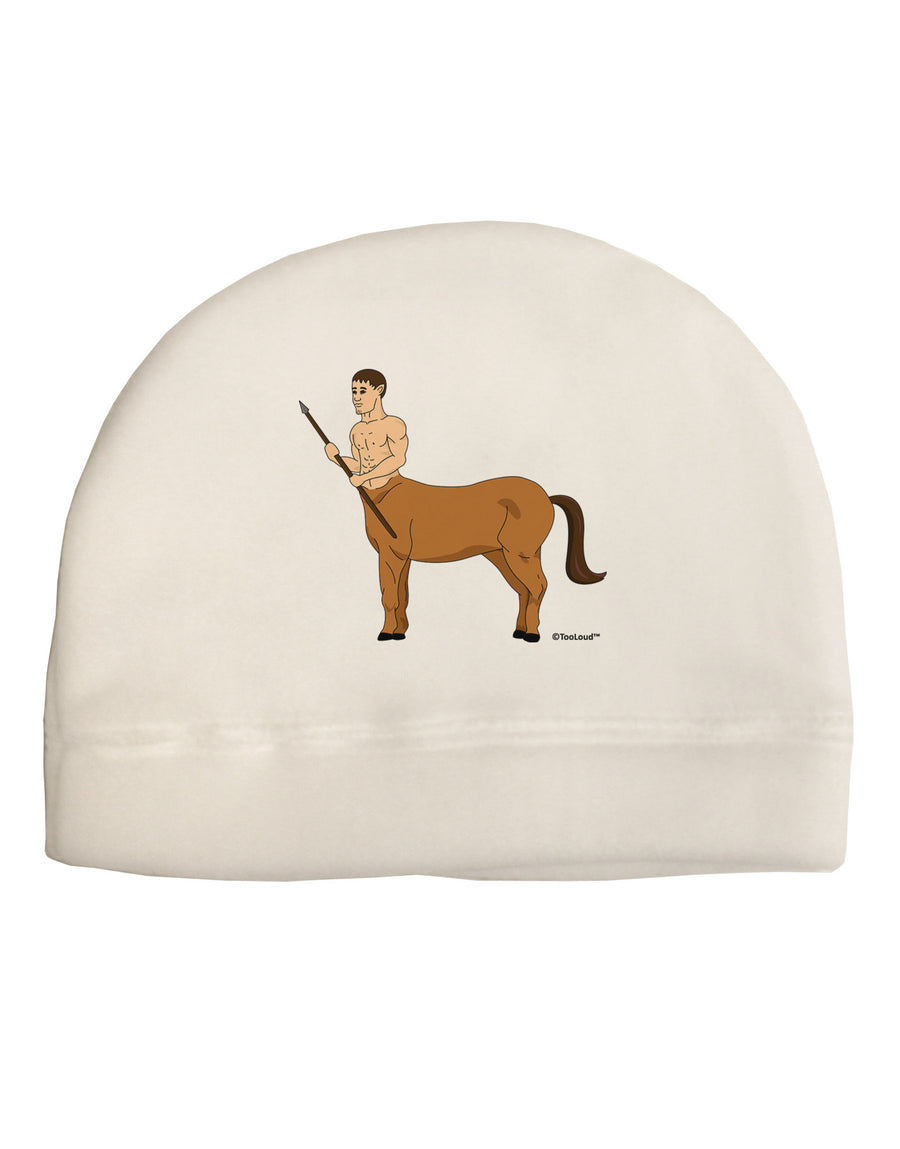 Greek Mythology Centaur Design - Color Adult Fleece Beanie Cap Hat by TooLoud-Beanie-TooLoud-White-One-Size-Fits-Most-Davson Sales