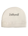 Bridesmaid Design - Diamonds Adult Fleece Beanie Cap Hat-Beanie-TooLoud-White-One-Size-Fits-Most-Davson Sales