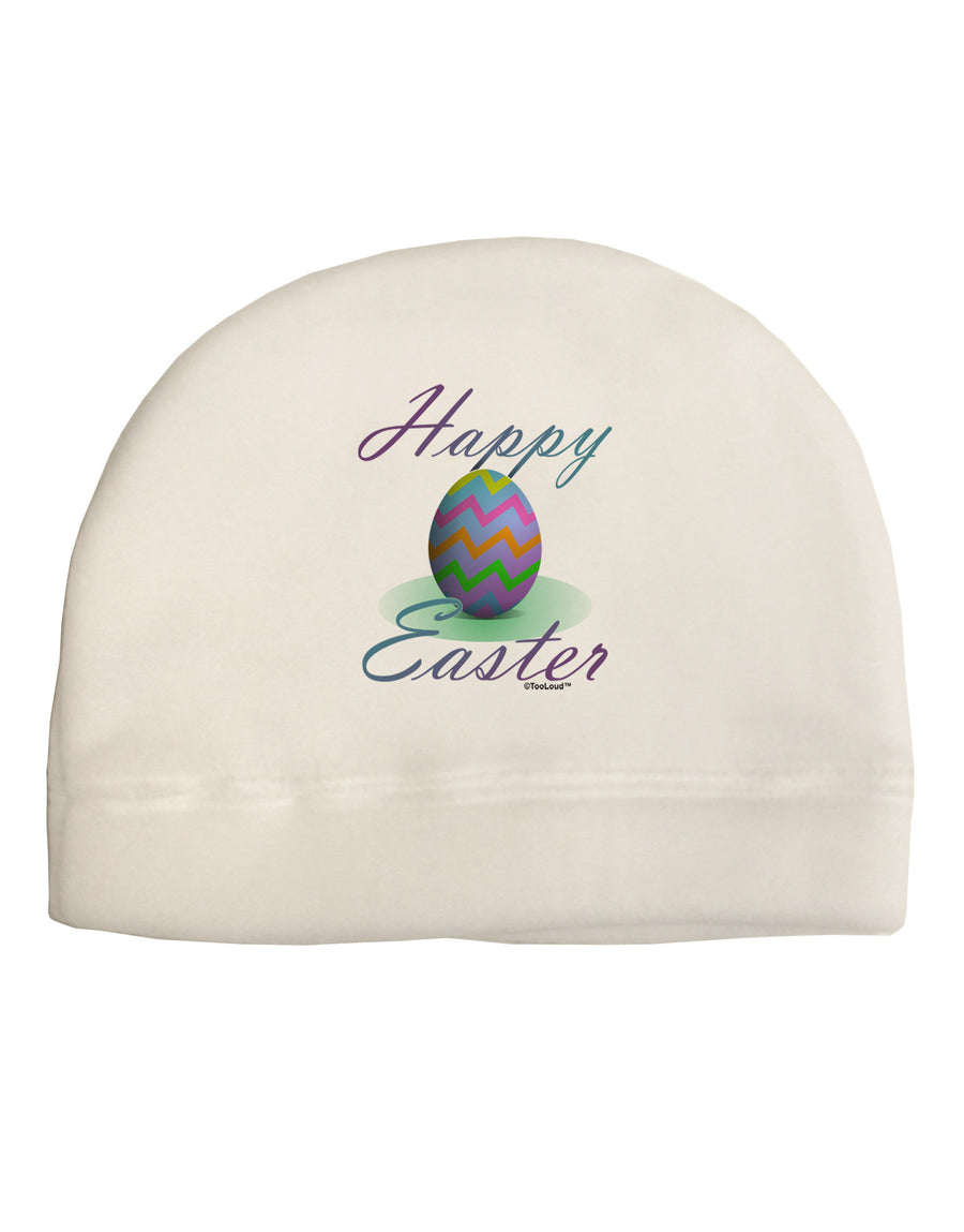 One Happy Easter Egg Child Fleece Beanie Cap Hat-Beanie-TooLoud-White-One-Size-Fits-Most-Davson Sales