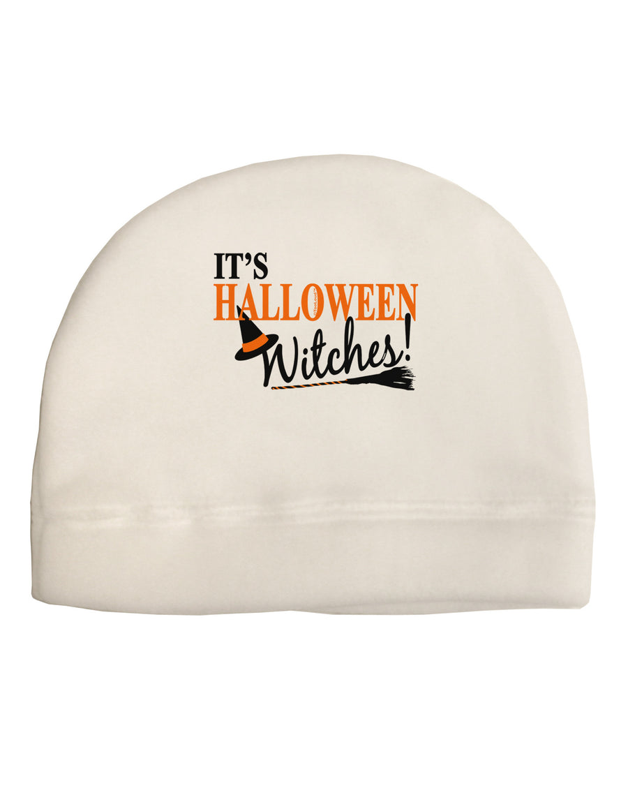 It's Halloween Witches Hat Child Fleece Beanie Cap Hat-Beanie-TooLoud-White-One-Size-Fits-Most-Davson Sales