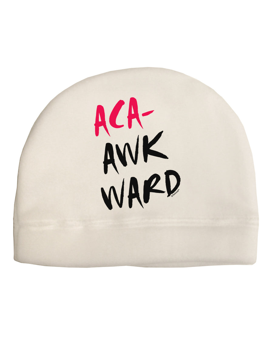 Aca-Awkward Child Fleece Beanie Cap Hat-Beanie-TooLoud-White-One-Size-Fits-Most-Davson Sales