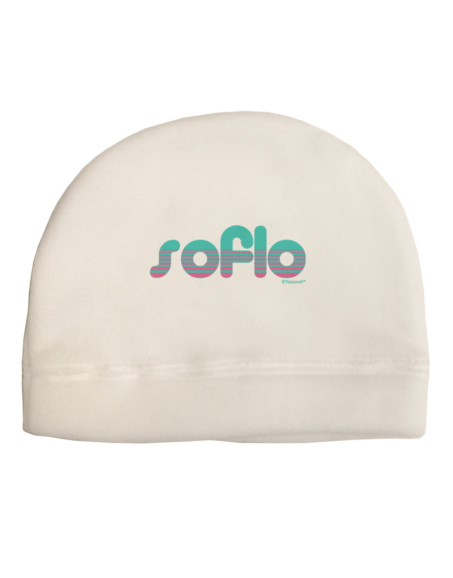 SoFlo - South Beach Style Design Child Fleece Beanie Cap Hat by TooLoud-Beanie-TooLoud-White-One-Size-Fits-Most-Davson Sales