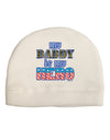 My Daddy is My Hero - Armed Forces - Blue Adult Fleece Beanie Cap Hat by TooLoud-Beanie-TooLoud-White-One-Size-Fits-Most-Davson Sales