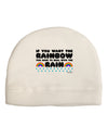 If You Want The Rainbow Quote Child Fleece Beanie Cap Hat by TooLoud-Beanie-TooLoud-White-One-Size-Fits-Most-Davson Sales