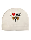 I Heart My - Cute Boxer Dog Adult Fleece Beanie Cap Hat by TooLoud-Beanie-TooLoud-White-One-Size-Fits-Most-Davson Sales