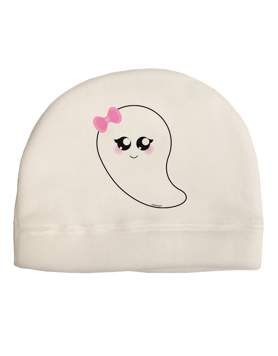 Cute Girl Ghost Halloween Adult Fleece Beanie Cap Hat-Beanie-TooLoud-White-One-Size-Fits-Most-Davson Sales