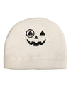 Monocle Jack-o-Lantern Distressed Child Fleece Beanie Cap Hat-Beanie-TooLoud-White-One-Size-Fits-Most-Davson Sales