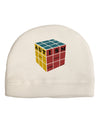 Autism Awareness - Cube Color Adult Fleece Beanie Cap Hat